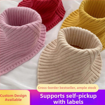 Jesenski i zimski pleteni rukavi s ovratnikom u korejskom stilu, jednobojni, topla zaštita za vrat, elastični pleteni lažni ovratnik s vunom, visoki ovratnik