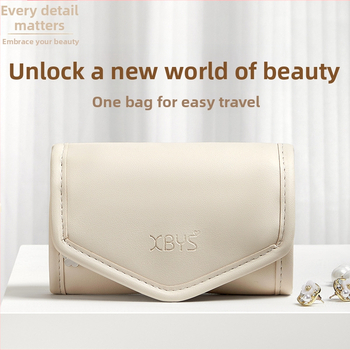 Τσάντα καλλυντικών κοσμημάτων γυναικών 2024 νέα φορητή τσάντα ταξιδιού κολιέ σκουλαρίκια περιποίησης δέρματος πλύσιμο τσάντα αποθήκευσης tpu