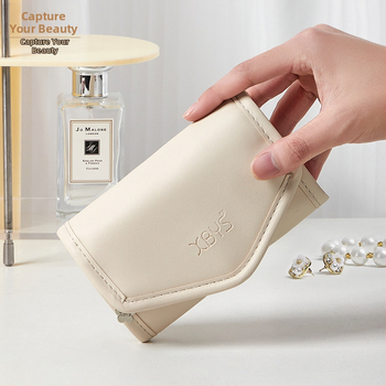 Τσάντα καλλυντικών κοσμημάτων γυναικών 2024 νέα φορητή τσάντα ταξιδιού κολιέ σκουλαρίκια περιποίησης δέρματος πλύσιμο τσάντα αποθήκευσης tpu