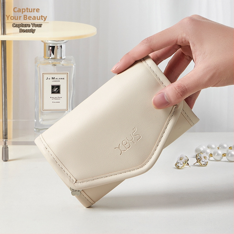 Чанта за бижута, козметика за жени, нова 2024 г., преносима чанта за пътуване, колие, обеци, грижа за кожата, измиване, TPU чанта за съхранение