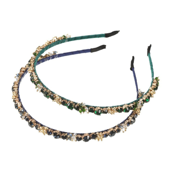 Νέο στυλ, ελαφριά, πολυτελής χειροποίητη κορδέλα μαλλιών με χάντρες, εξαιρετική, μπλε, βαθιά θάλασσα, στρας, υψηλής ποιότητας, γαλλικό στυλ, ρετρό κορδέλα για δεξιώσεις, αξεσουάρ μαλλιών