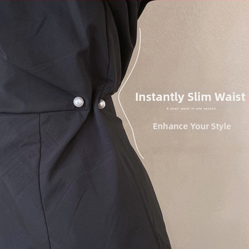 Svārki ar pieguļošu vidukli, mainot mazu artefaktu kreklu, pretgaismas piespraudi, pērļu piespraudi, vasaras fiksētas drēbes, regulējama vidukļa sprādze