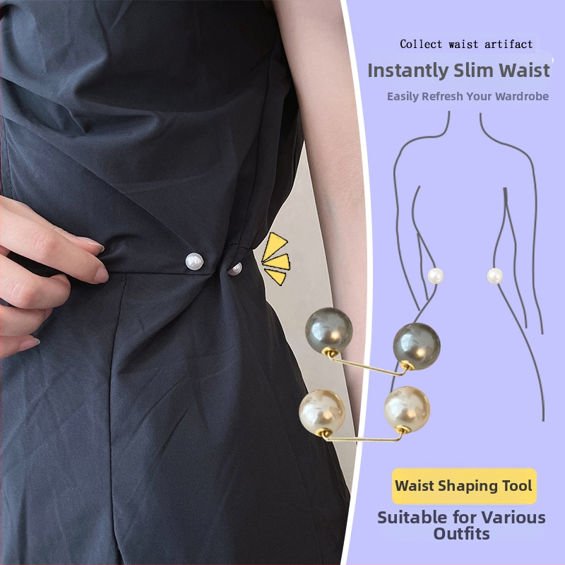 Svārki ar pieguļošu vidukli, mainot mazu artefaktu kreklu, pretgaismas piespraudi, pērļu piespraudi, vasaras fiksētas drēbes, regulējama vidukļa sprādze