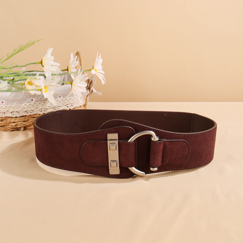 2024 m. moteriškas aukštos kokybės matinio atspalvio, viskoelastinio džinsinio sijono dekoratyvinis diržas, skirtas moterims, pagamintas iš natūralios odos.