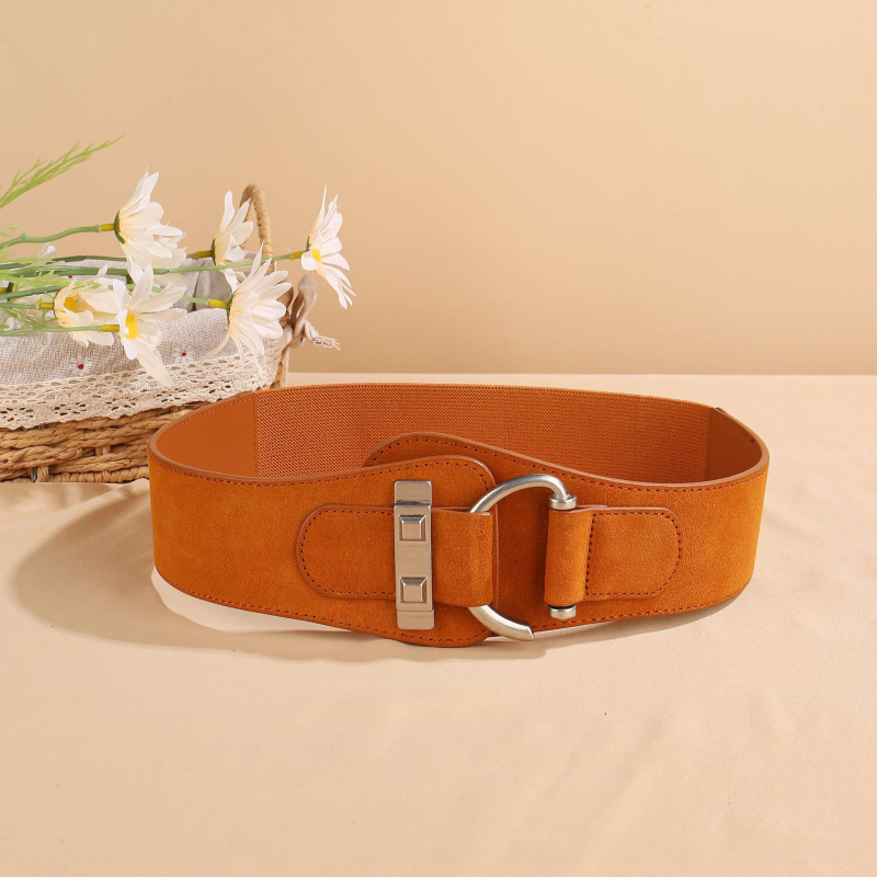 2024 m. moteriškas aukštos kokybės matinio atspalvio, viskoelastinio džinsinio sijono dekoratyvinis diržas, skirtas moterims, pagamintas iš natūralios odos.