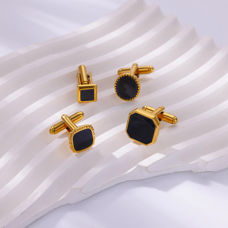 Prekogranična veleprodaja manžeta od francuskog nehrđajućeg čelika, kreativne manžete, pristupačni luksuzni držač za muška odijela i košulje vrhunskog kvaliteta