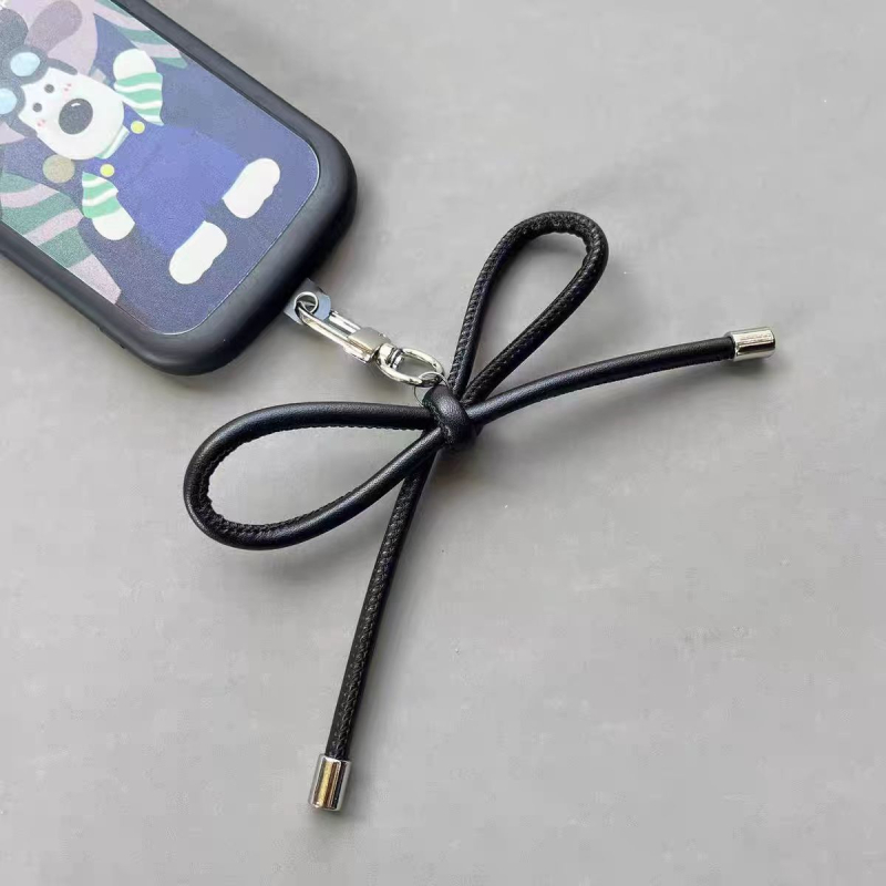 „Blogger“ kaspino formos pakabukas, odinė virvė, austas „Ins“ stiliaus raktų pakabukas, saldus, gaivus telefono dėklas, pakabinamas dekoravimas