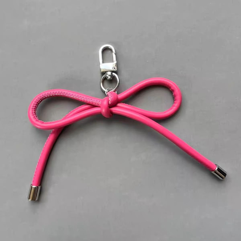 „Blogger“ kaspino formos pakabukas, odinė virvė, austas „Ins“ stiliaus raktų pakabukas, saldus, gaivus telefono dėklas, pakabinamas dekoravimas