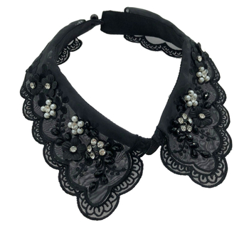 Gamykloje tiekiami nauji moteriški rudens ir žiemos nagų karoliukai su cirkonio krištoliniais marškiniais, netikra apykakle, pavasario ir rudens retro stiliaus netikra apykaklė, aksesuarai.