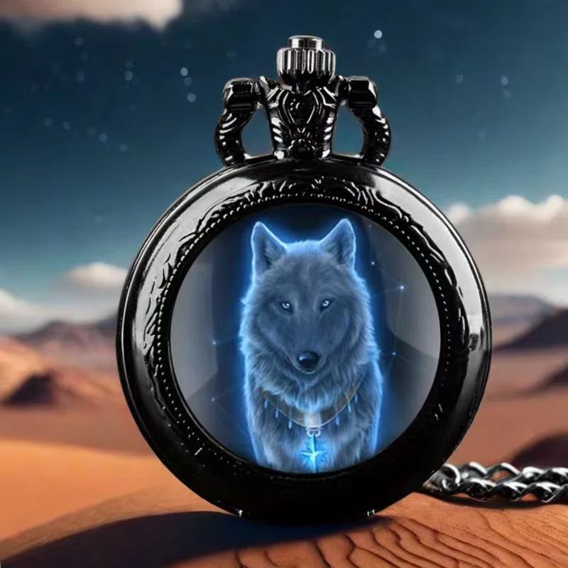 Ρολόι τσέπης με χρωματικό μοτίβο, vintage, διακοσμητικό κολιέ με αναδιπλούμενο κάλυμμα, εξατομικευμένο μοντέρνο ρολόι χαλαζία για άνδρες και γυναίκες φοιτητές