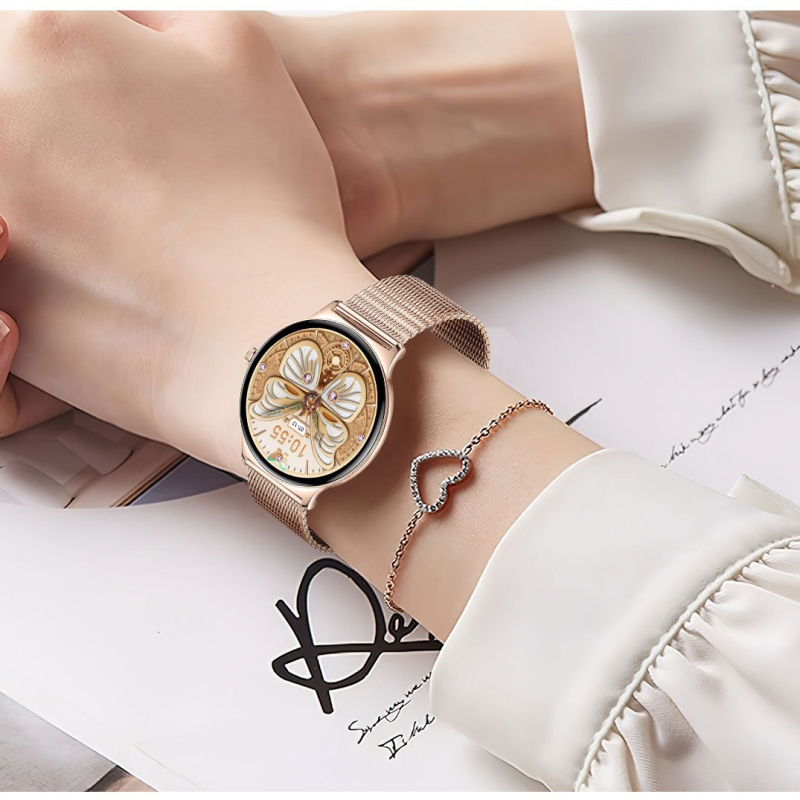 Pametni sat DA09 s okruglim zaslonom od 1,43 inča, prekogranični, sportski, modni, pametni, podsjetnik za zdravlje, otkucaje srca, krvni tlak, kisik u krvi