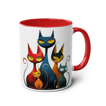 Διασυνοριακό Εξωτερικό Εμπόριο Νέα Προϊόντα Γάτες Λάτρεις Δώρο Γενεθλίων Κούπα Καφέ Κεραμικό Κύπελλο Κύπελλο Νερού Γάτας