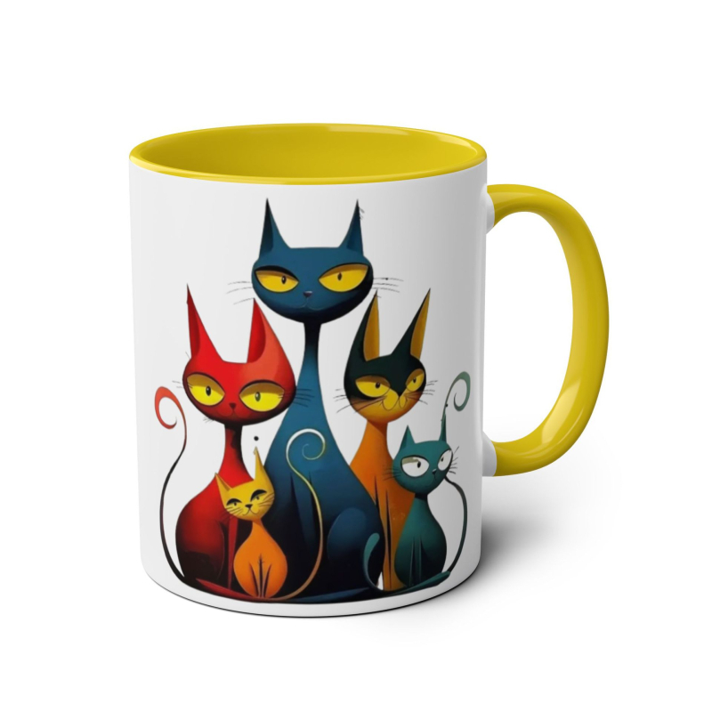 Διασυνοριακό Εξωτερικό Εμπόριο Νέα Προϊόντα Γάτες Λάτρεις Δώρο Γενεθλίων Κούπα Καφέ Κεραμικό Κύπελλο Κύπελλο Νερού Γάτας