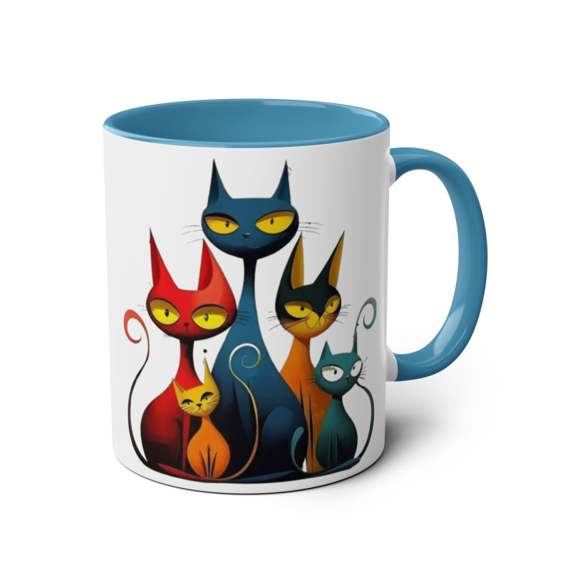 Διασυνοριακό Εξωτερικό Εμπόριο Νέα Προϊόντα Γάτες Λάτρεις Δώρο Γενεθλίων Κούπα Καφέ Κεραμικό Κύπελλο Κύπελλο Νερού Γάτας