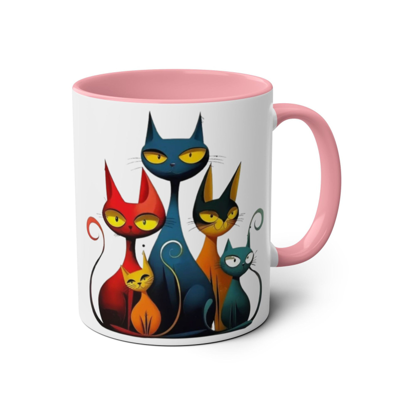 Διασυνοριακό Εξωτερικό Εμπόριο Νέα Προϊόντα Γάτες Λάτρεις Δώρο Γενεθλίων Κούπα Καφέ Κεραμικό Κύπελλο Κύπελλο Νερού Γάτας