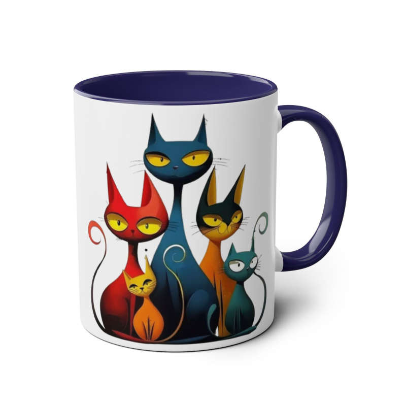 Διασυνοριακό Εξωτερικό Εμπόριο Νέα Προϊόντα Γάτες Λάτρεις Δώρο Γενεθλίων Κούπα Καφέ Κεραμικό Κύπελλο Κύπελλο Νερού Γάτας