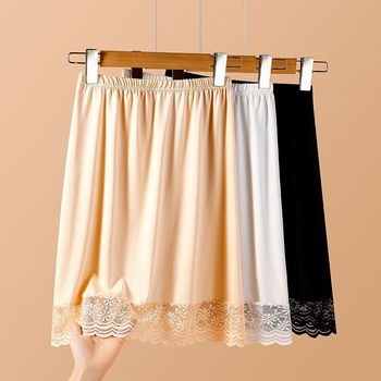 Εξωτερικό Εμπόριο Διασυνοριακό Καλοκαίρι Νέο Στυλ Δαντέλα Λεπτή Αντιολισθητική Φούστα Παιδική Φούστα από Μεταξωτό Γάλα Εσωτερικό Φούστο Plus Size