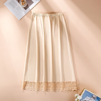 Εξωτερικό Εμπόριο Διασυνοριακό Καλοκαίρι Νέο Στυλ Δαντέλα Λεπτή Αντιολισθητική Φούστα Παιδική Φούστα από Μεταξωτό Γάλα Εσωτερικό Φούστο Plus Size