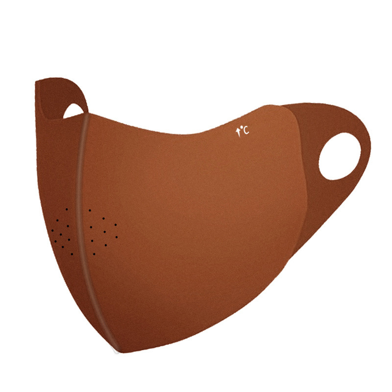 Uus mood soe mask pestav õmblusega leopardprindiga hingav mask 3D näoparandus näita nägu väike tuulekindel talvine ratsutamine