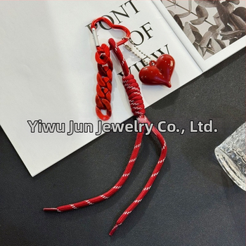 Cezhraničný horúci výpredaj Miu Series Angola Red Love Braided Lane Keychain Mouse Bag Decorative Pendant Trendy