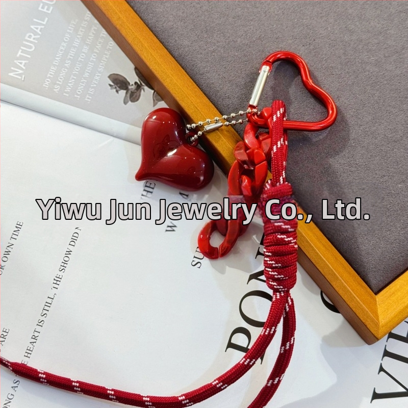 Cezhraničný horúci výpredaj Miu Series Angola Red Love Braided Lane Keychain Mouse Bag Decorative Pendant Trendy