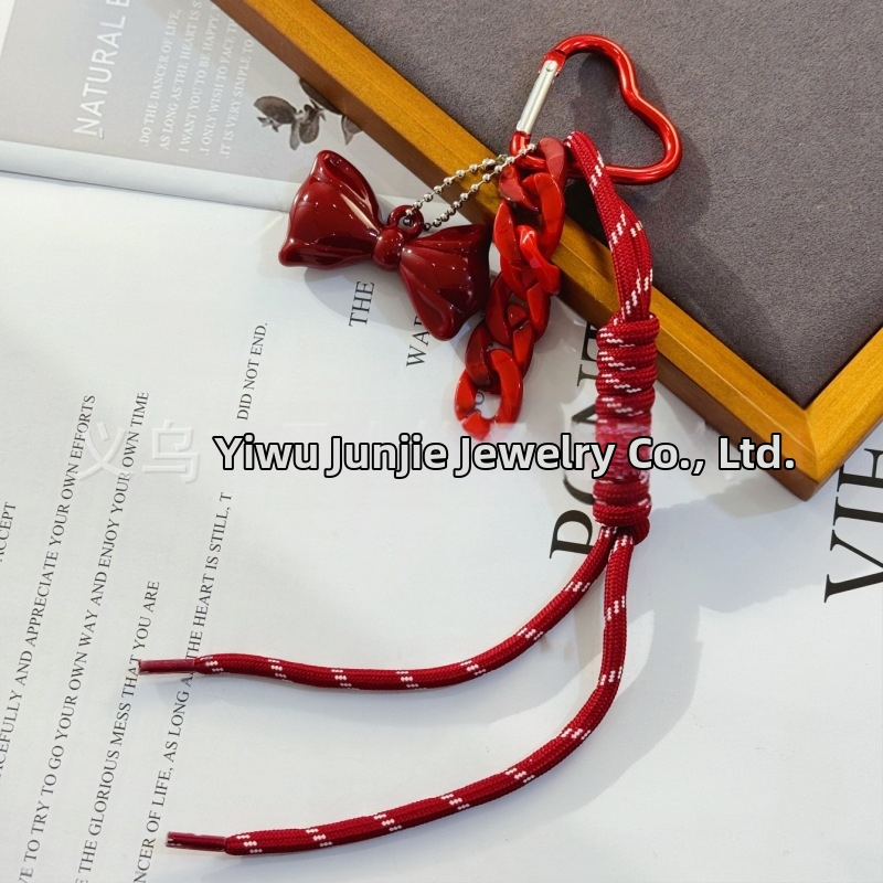 Cezhraničný horúci výpredaj Miu Series Angola Red Love Braided Lane Keychain Mouse Bag Decorative Pendant Trendy