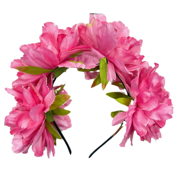 Νέα κορδέλα μαλλιών Big Peony για γυναίκες, άνοιξη και καλοκαίρι 2025, υψηλής ποιότητας αξεσουάρ, με φρέσκα λουλούδια και κορδέλα νύφης για γυναίκες