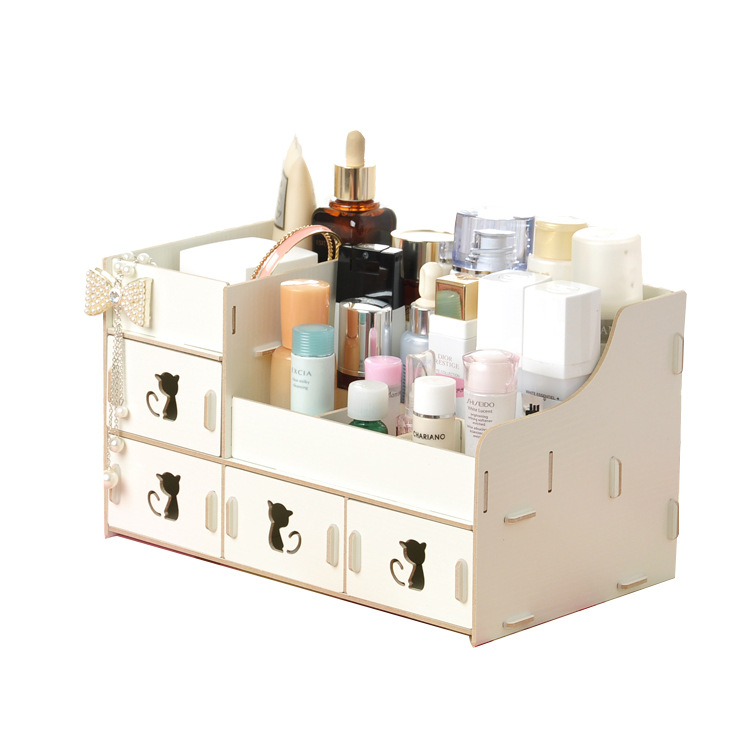 Μεγάλο κουτί αποθήκευσης για γάτες Factory Mixiuer 213 για γάτες, ξύλινο κουτί καλλυντικών