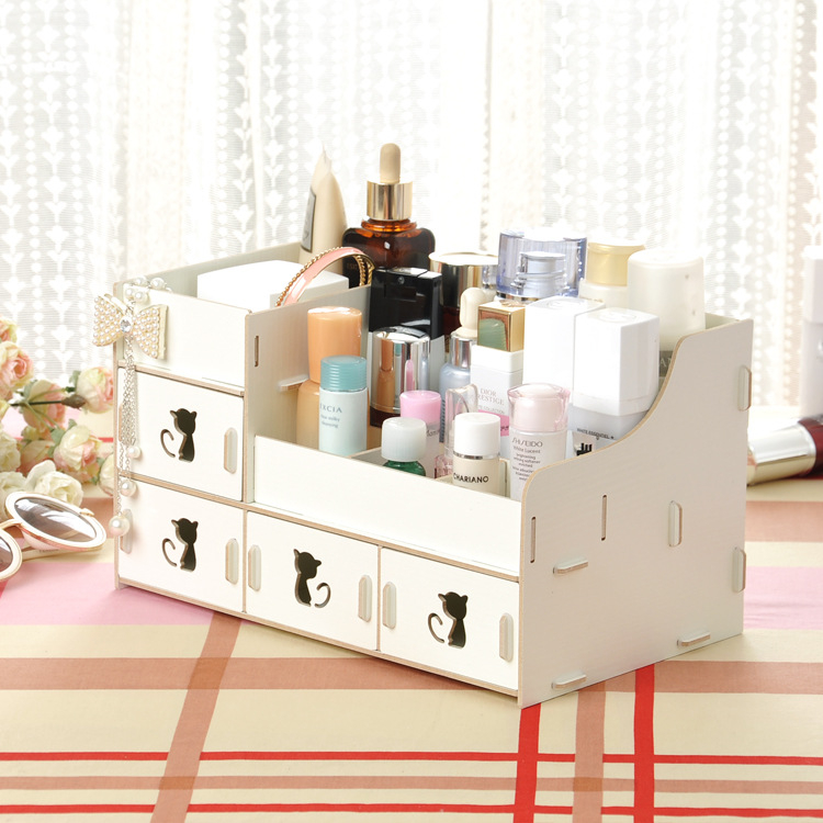 Μεγάλο κουτί αποθήκευσης για γάτες Factory Mixiuer 213 για γάτες, ξύλινο κουτί καλλυντικών