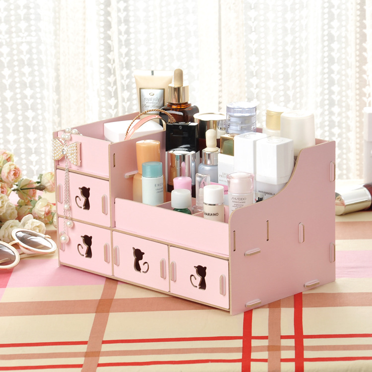 Μεγάλο κουτί αποθήκευσης για γάτες Factory Mixiuer 213 για γάτες, ξύλινο κουτί καλλυντικών