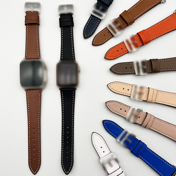 За Apple S10 Watch с iWatch8 Hermes Buckle Leather Apple watch753se Generation 46mm Women