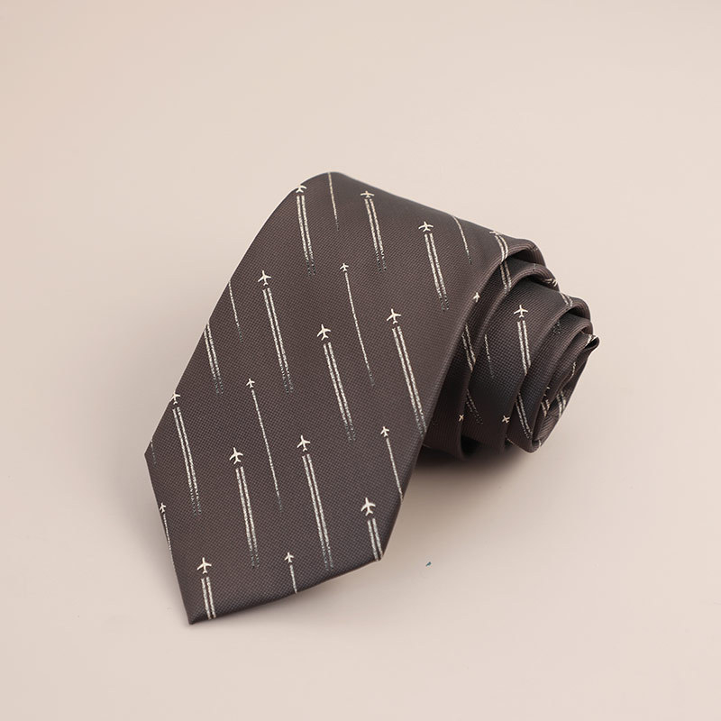 Veľkoobchod s továrňou, retro kórejský štýl, 8CM, formálne oblečenie, hnedá kravata, pánske obchodné, profesionálne, ručne vyrobené, cezhraničné
