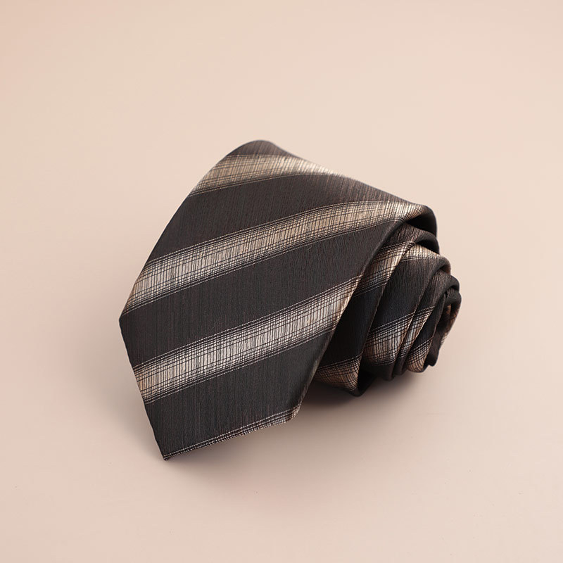 Veľkoobchod s továrňou, retro kórejský štýl, 8CM, formálne oblečenie, hnedá kravata, pánske obchodné, profesionálne, ručne vyrobené, cezhraničné