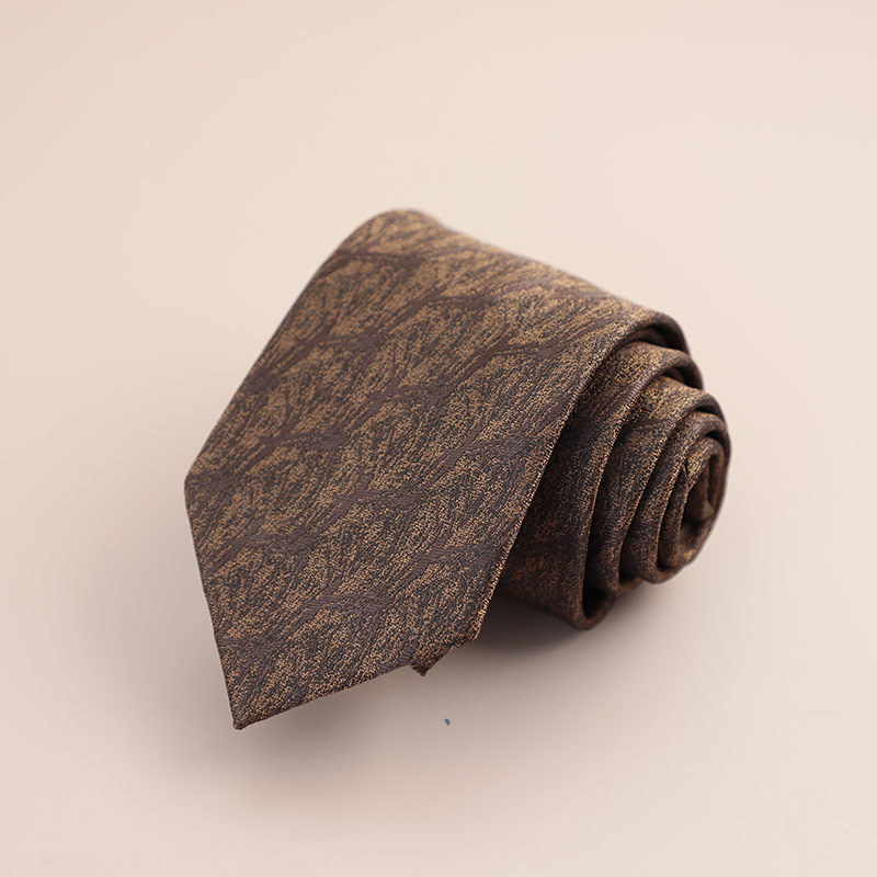 Veľkoobchod s továrňou, retro kórejský štýl, 8CM, formálne oblečenie, hnedá kravata, pánske obchodné, profesionálne, ručne vyrobené, cezhraničné