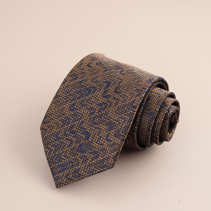 Veľkoobchod s továrňou, retro kórejský štýl, 8CM, formálne oblečenie, hnedá kravata, pánske obchodné, profesionálne, ručne vyrobené, cezhraničné