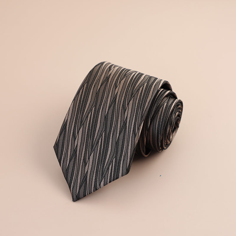 Veľkoobchod s továrňou, retro kórejský štýl, 8CM, formálne oblečenie, hnedá kravata, pánske obchodné, profesionálne, ručne vyrobené, cezhraničné
