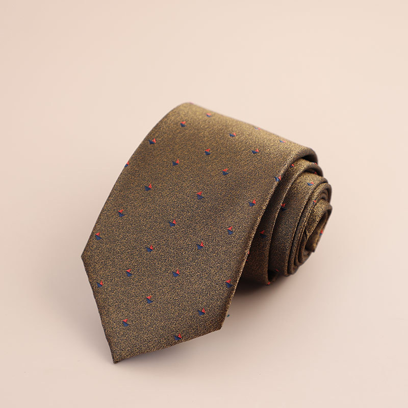 Veľkoobchod s továrňou, retro kórejský štýl, 8CM, formálne oblečenie, hnedá kravata, pánske obchodné, profesionálne, ručne vyrobené, cezhraničné