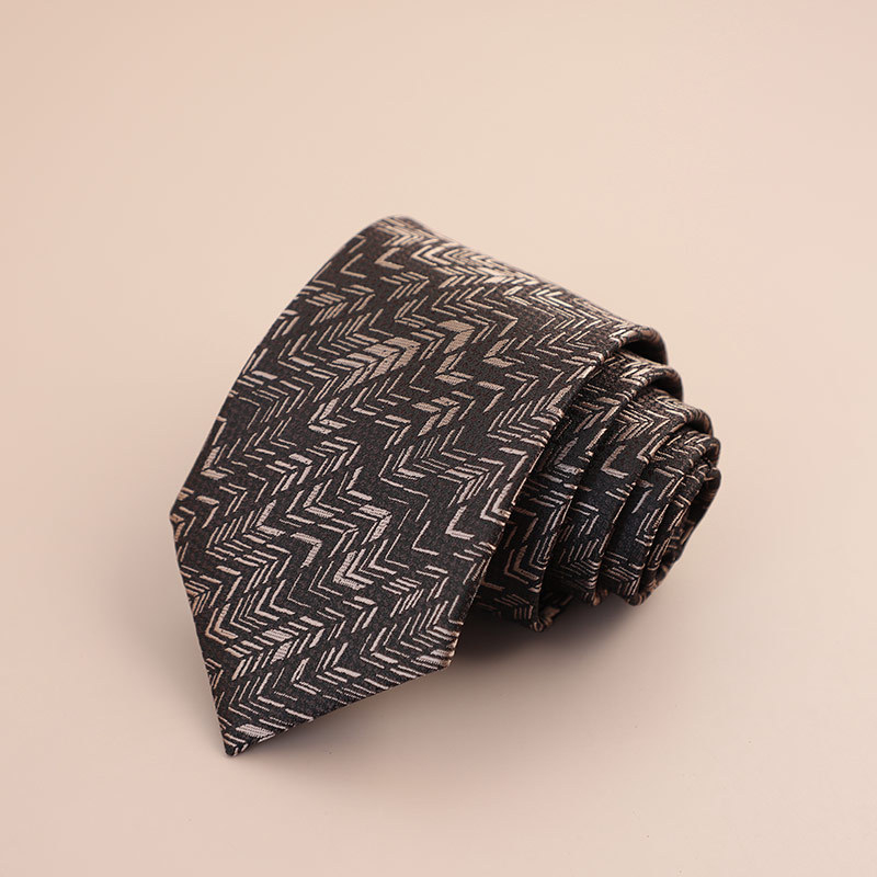 Veľkoobchod s továrňou, retro kórejský štýl, 8CM, formálne oblečenie, hnedá kravata, pánske obchodné, profesionálne, ručne vyrobené, cezhraničné
