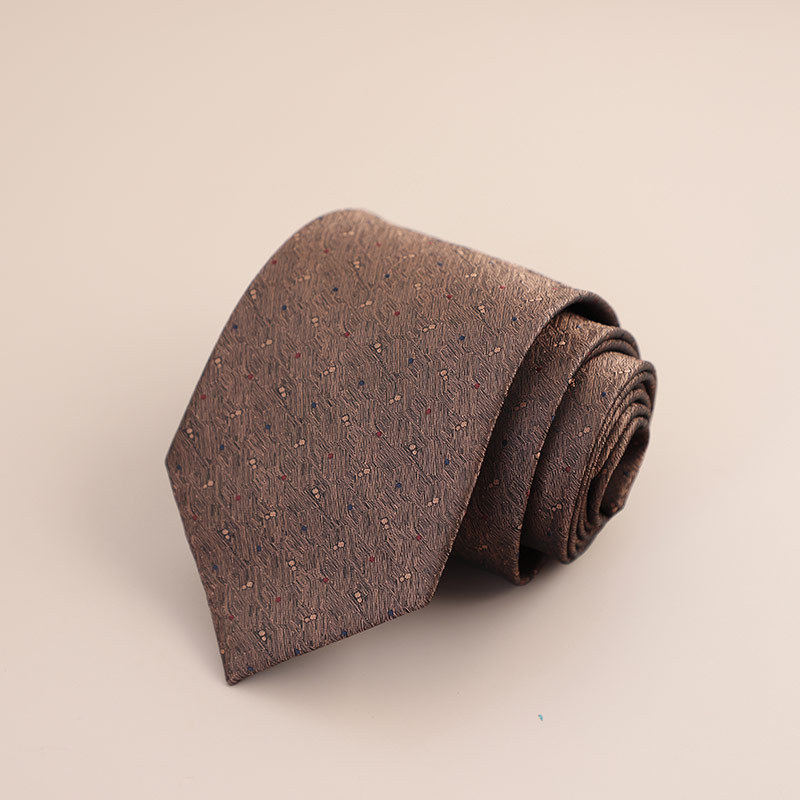 Veľkoobchod s továrňou, retro kórejský štýl, 8CM, formálne oblečenie, hnedá kravata, pánske obchodné, profesionálne, ručne vyrobené, cezhraničné