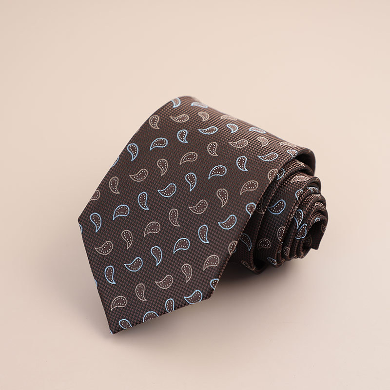 Veľkoobchod s továrňou, retro kórejský štýl, 8CM, formálne oblečenie, hnedá kravata, pánske obchodné, profesionálne, ručne vyrobené, cezhraničné