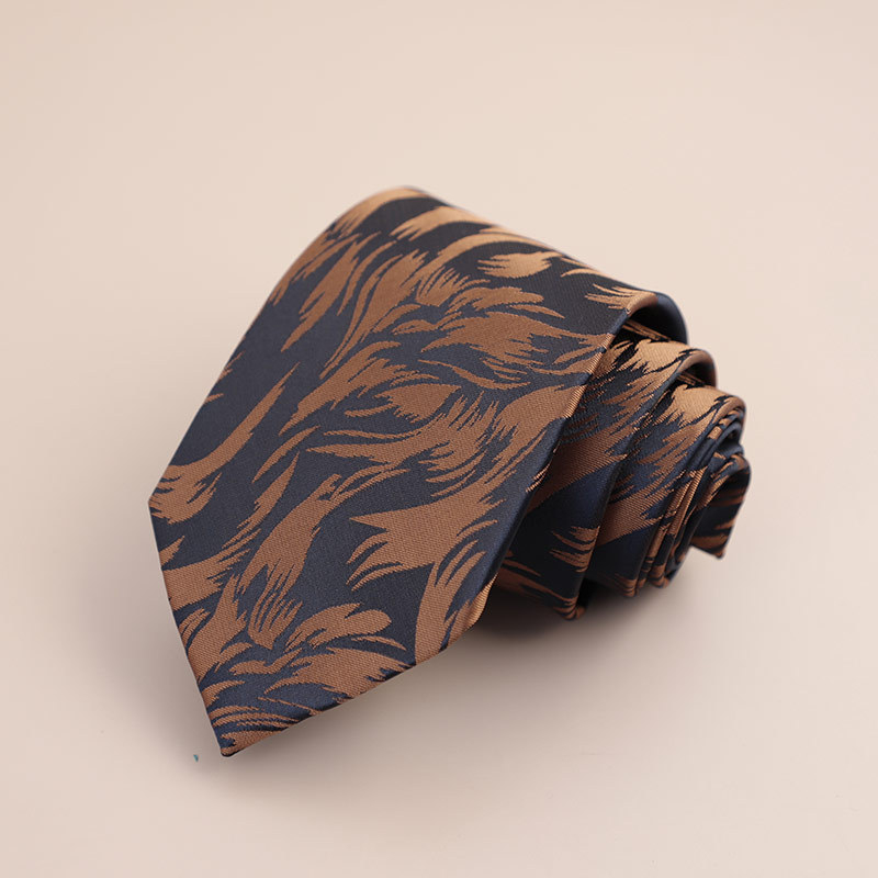 Veľkoobchod s továrňou, retro kórejský štýl, 8CM, formálne oblečenie, hnedá kravata, pánske obchodné, profesionálne, ručne vyrobené, cezhraničné