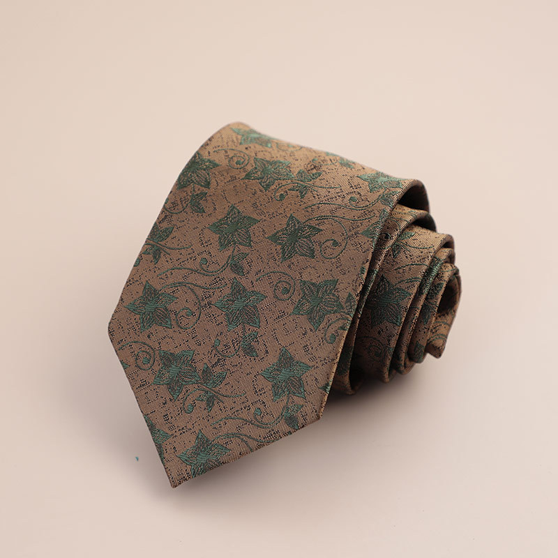 Veľkoobchod s továrňou, retro kórejský štýl, 8CM, formálne oblečenie, hnedá kravata, pánske obchodné, profesionálne, ručne vyrobené, cezhraničné
