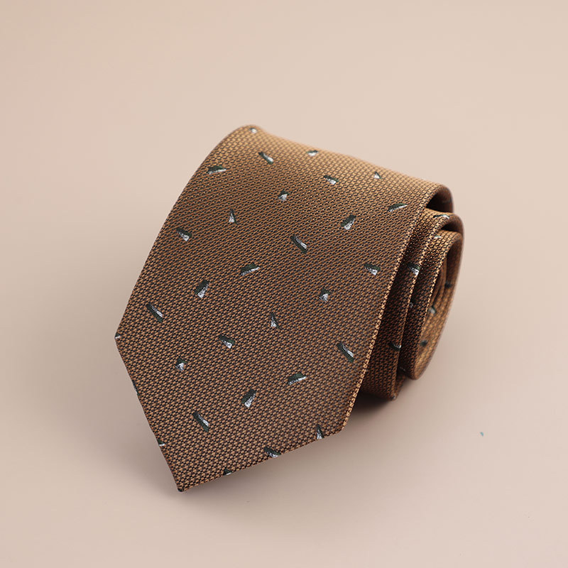 Veľkoobchod s továrňou, retro kórejský štýl, 8CM, formálne oblečenie, hnedá kravata, pánske obchodné, profesionálne, ručne vyrobené, cezhraničné