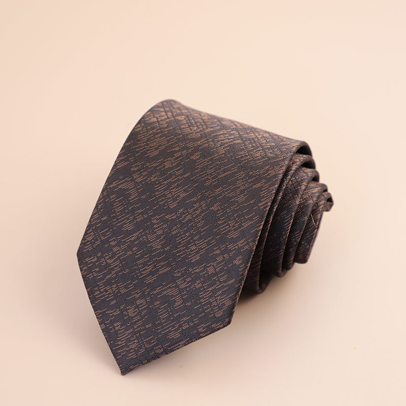 Veľkoobchod s továrňou, retro kórejský štýl, 8CM, formálne oblečenie, hnedá kravata, pánske obchodné, profesionálne, ručne vyrobené, cezhraničné