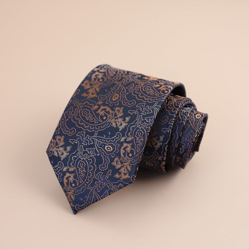 Veľkoobchod s továrňou, retro kórejský štýl, 8CM, formálne oblečenie, hnedá kravata, pánske obchodné, profesionálne, ručne vyrobené, cezhraničné
