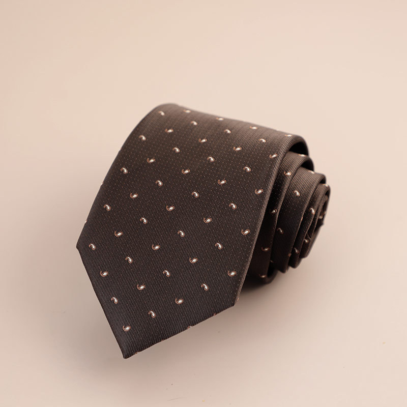 Veľkoobchod s továrňou, retro kórejský štýl, 8CM, formálne oblečenie, hnedá kravata, pánske obchodné, profesionálne, ručne vyrobené, cezhraničné