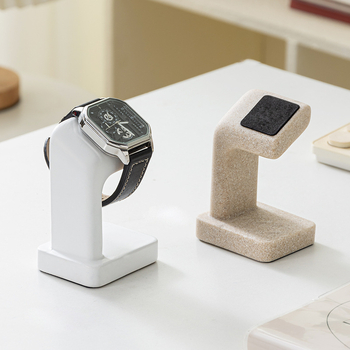 Απλό ελαφρύ πολυτελές επιτραπέζιο C ρολόι βραχίονα στολίδια ρολόι οθόνη ράφι ρητίνη διακόσμηση σπιτιού χονδρικής