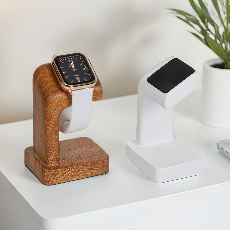 Paprastas, lengvas, prabangus darbalaukio C laikrodžių laikiklis, papuošalai, laikrodžių demonstravimo stovas, dervos namų papuošalų didmeninė prekyba