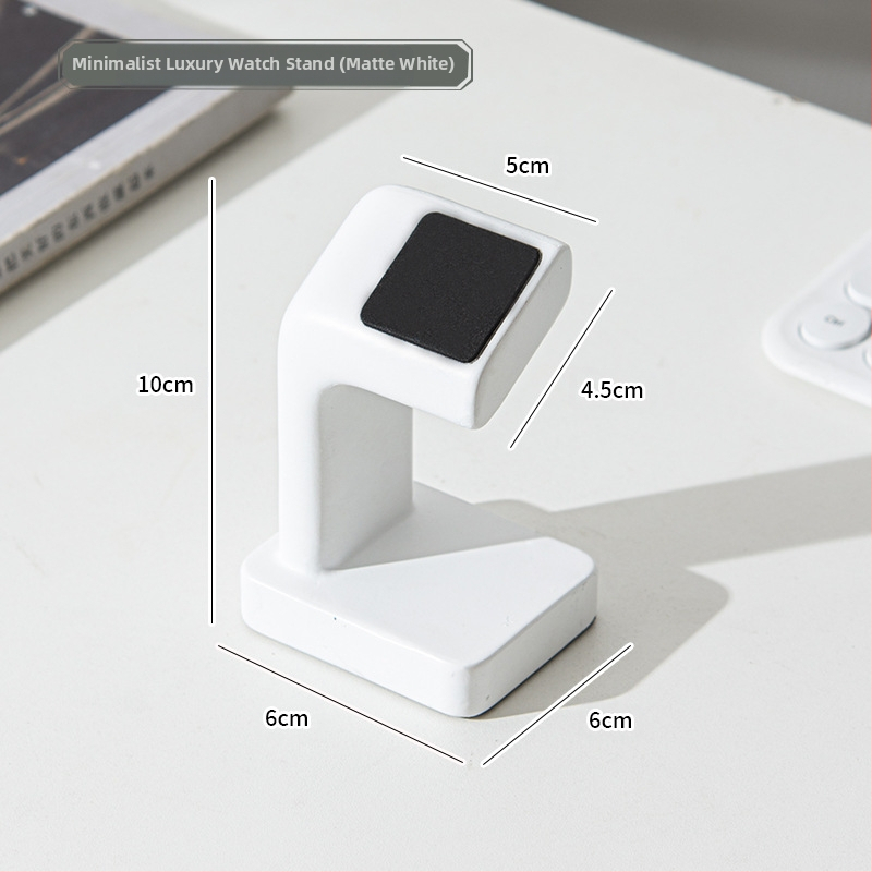 Paprastas, lengvas, prabangus darbalaukio C laikrodžių laikiklis, papuošalai, laikrodžių demonstravimo stovas, dervos namų papuošalų didmeninė prekyba