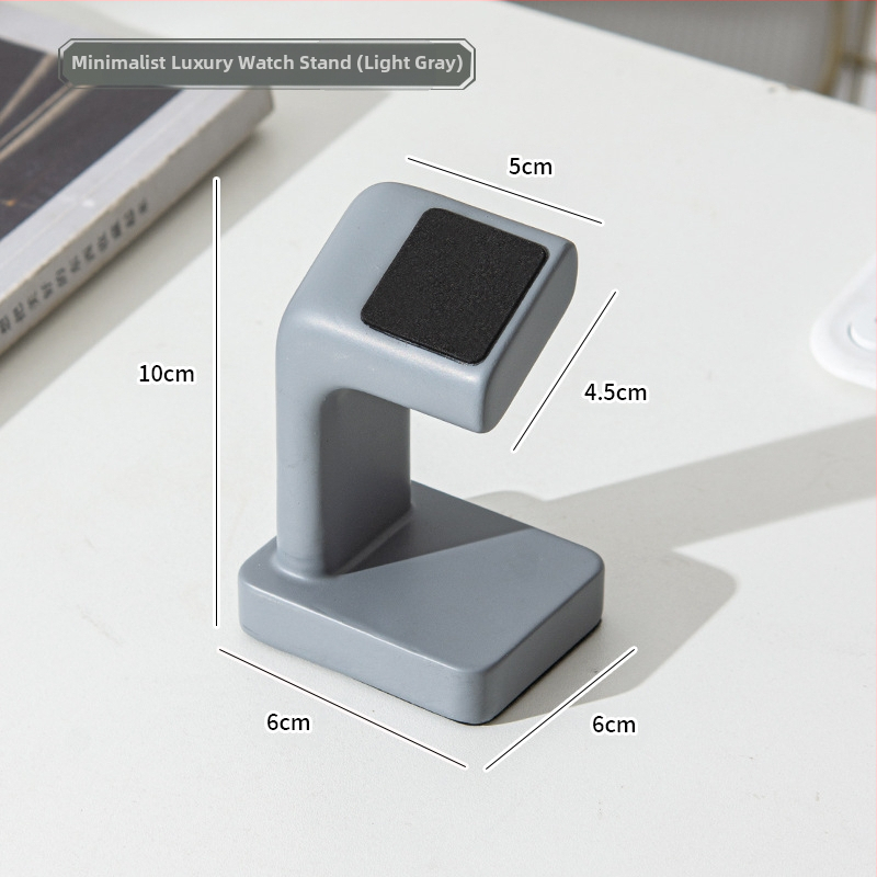 Paprastas, lengvas, prabangus darbalaukio C laikrodžių laikiklis, papuošalai, laikrodžių demonstravimo stovas, dervos namų papuošalų didmeninė prekyba